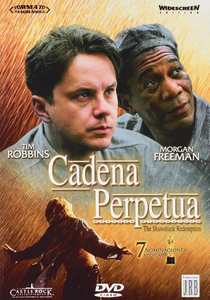 Cadena Perpetua [DVD] : Tim Robbins, James Whitmore, Gil Bellows, Morgan  Freeman, Bob Gunton, William Sadler, Clancy Brown, Varios, Frank Darabont:  ...